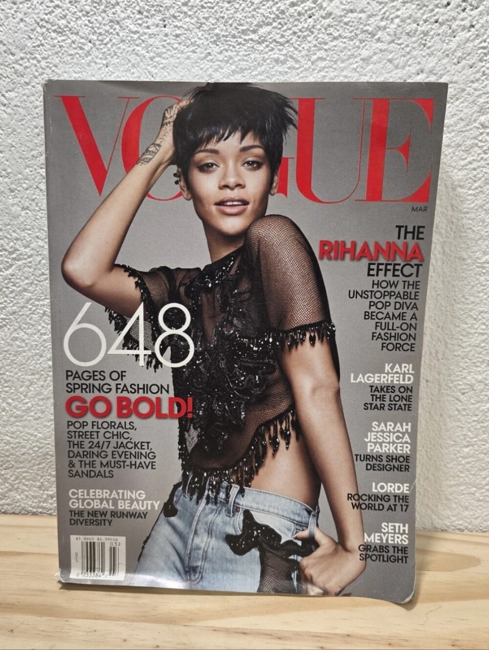 VOGUE Magazine March 2014 Rihanna Cover The Rihanna Effect 648 Pages